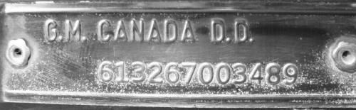 general motors vehicle identification number decoding