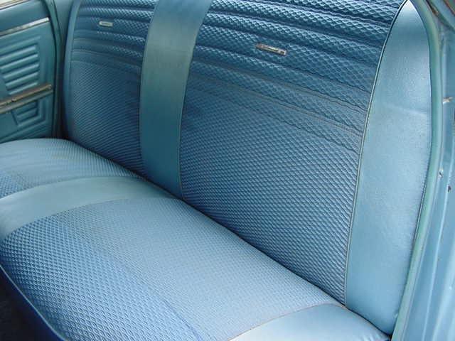 728 ~ Medium Blue Roncina Cloth, Medium Blue Imitation Leather