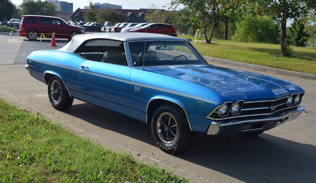 71 A ~ Le Mans Blue, white convertible top