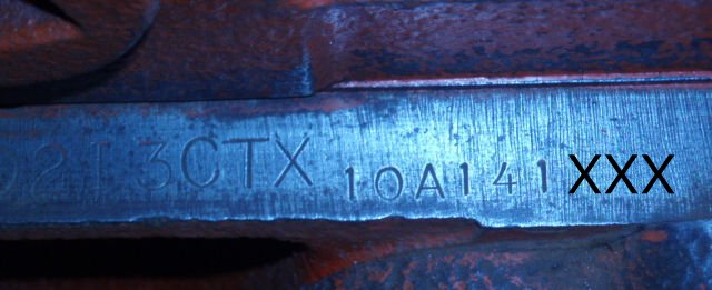 small block chevy stamped numbers 19dag1244