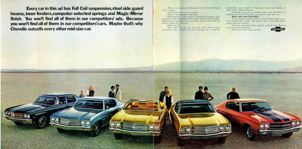 CHEVELLE SS 1970 Sales Brochure 70 
