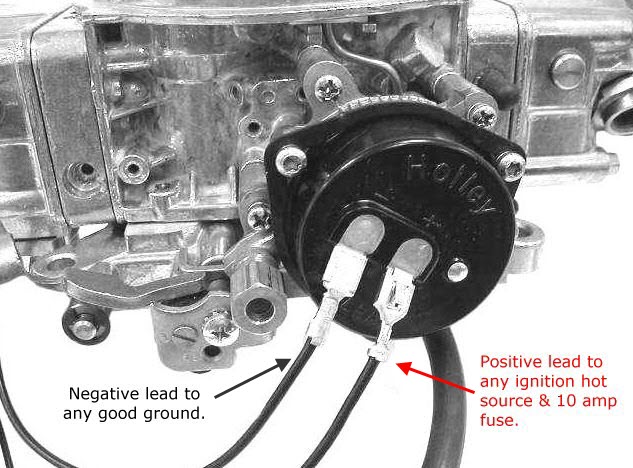 what are the 2 wires on a carburetor