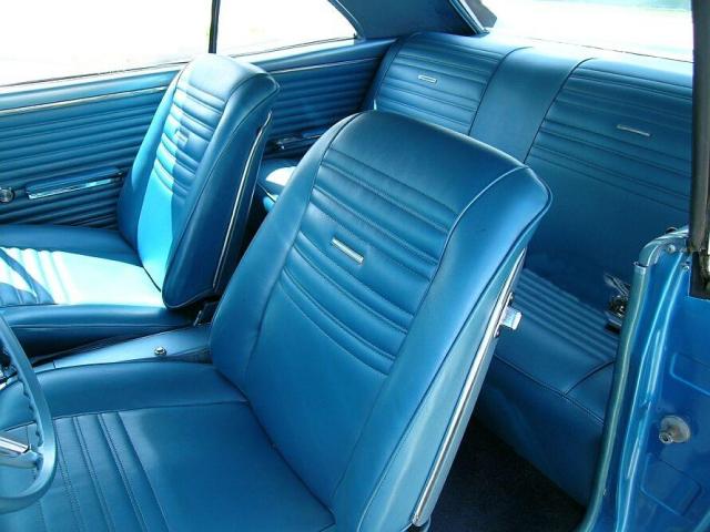 731 ~ Medium Bright Blue Imitation Leather