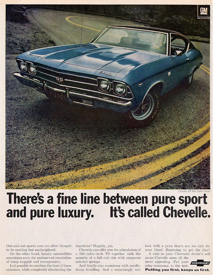 CHEVELLE SS 1969 Sales Brochure 69
