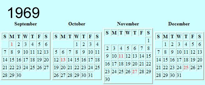 День недели будет через 1 день. Календарь 1969 года. Декабрь 1969. Календарь август 1969 года. Календарь 1969 года по месяцам.