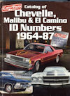 Catalog of Chevelle, Malibu & El Camino ID Numbers